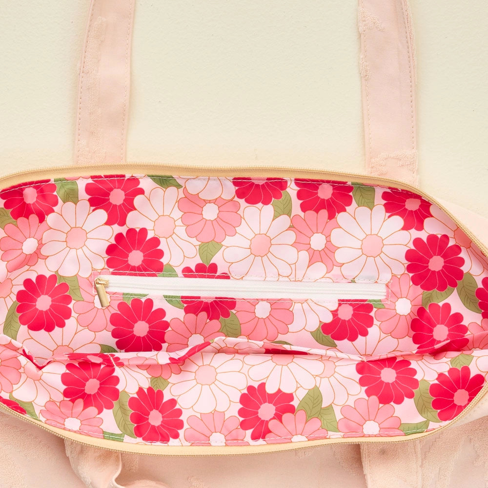 Terry Cloth Palm Tote Bag