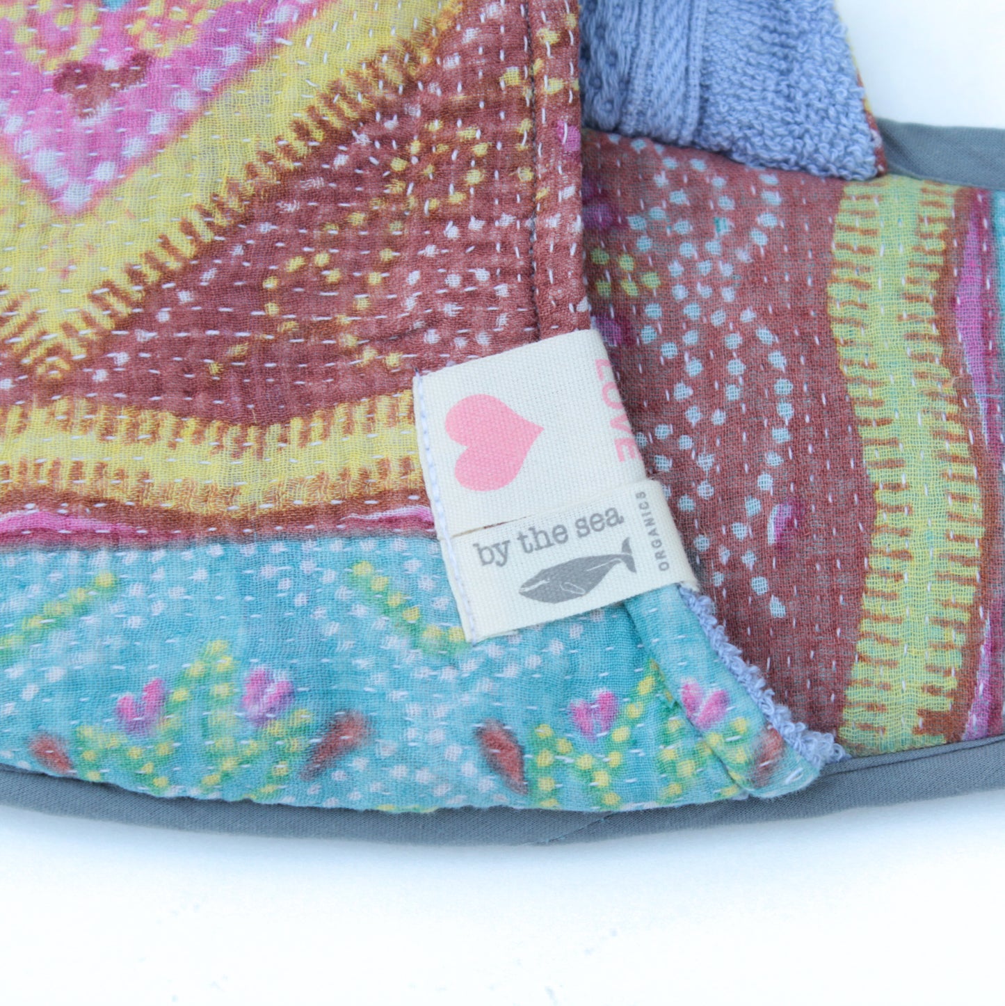 Upcycled Organic Cotton Hawaiian Mopping Slippers