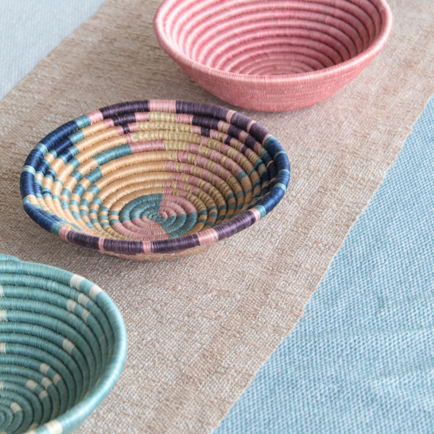 Dreamweaver Colorful Sweetgrass Bowl - Orchid