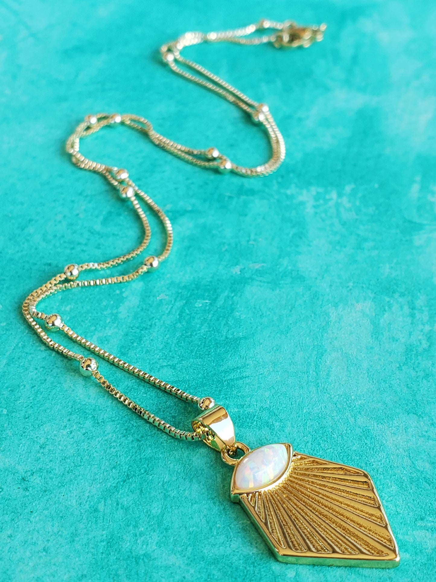 Sunrise Opal Necklace