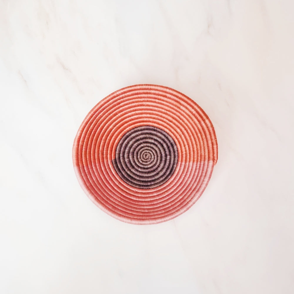 Dreamweaver Colorful Sweetgrass Bowl - Seashell