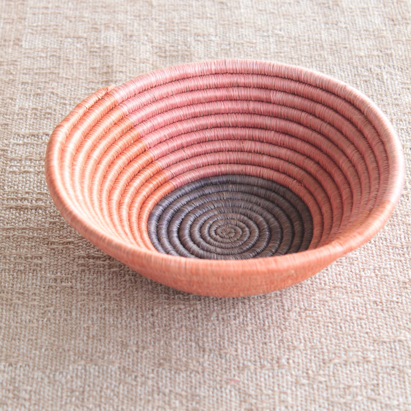Dreamweaver Colorful Sweetgrass Bowl - Seashell