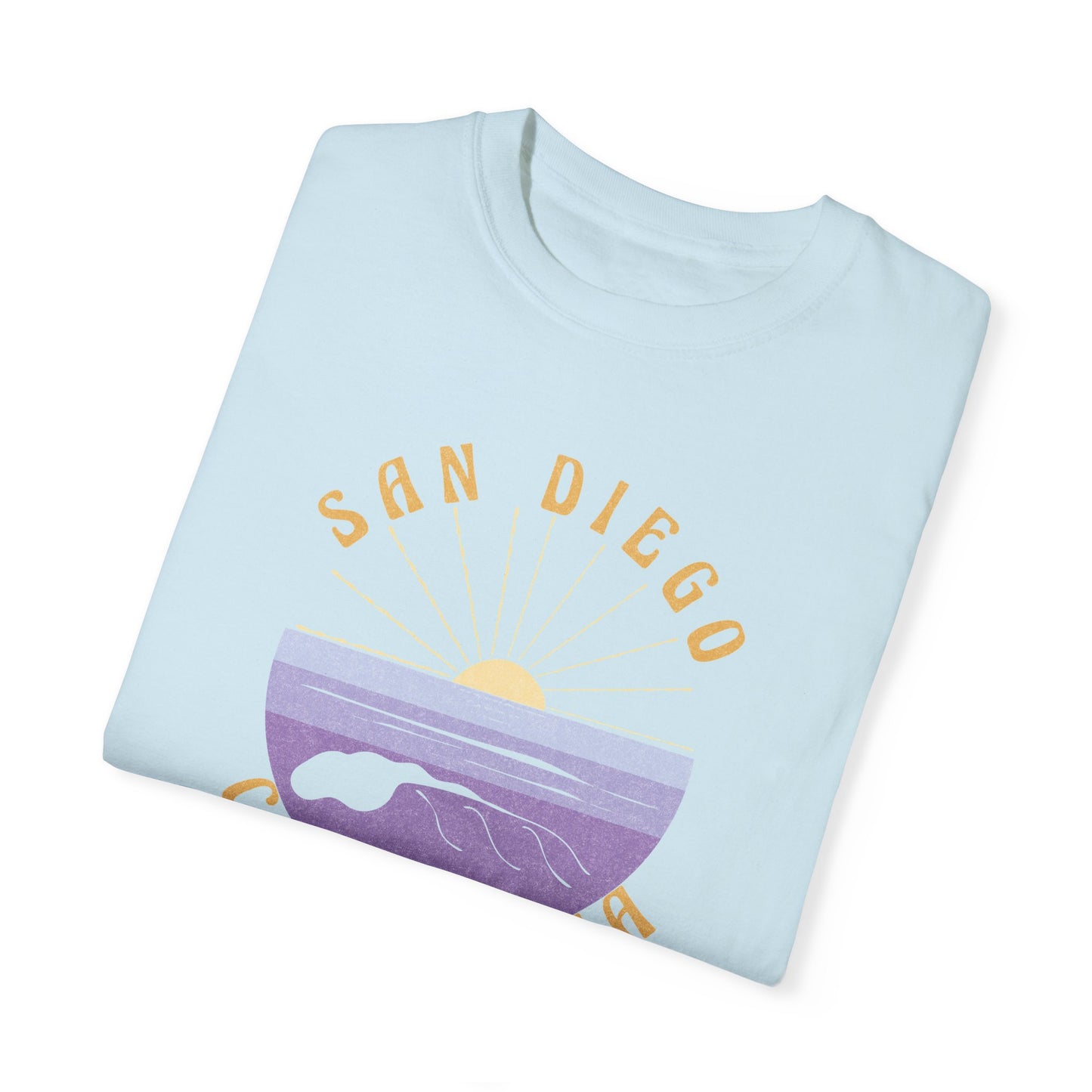 San Diego Sunset T-Shirt, Comfort Colors, Unisex Fit, Size S-3XL