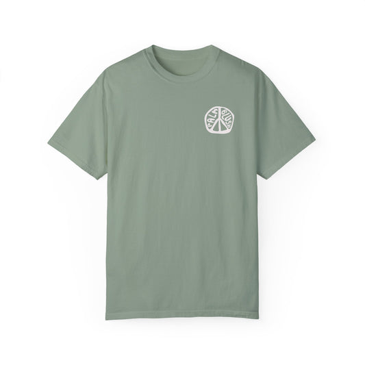 Peace Surf T-Shirt, Vintage Style Graphic Tee, Comfort Colors, Unisex Fit, Mustard & Bay, Size S-#XL