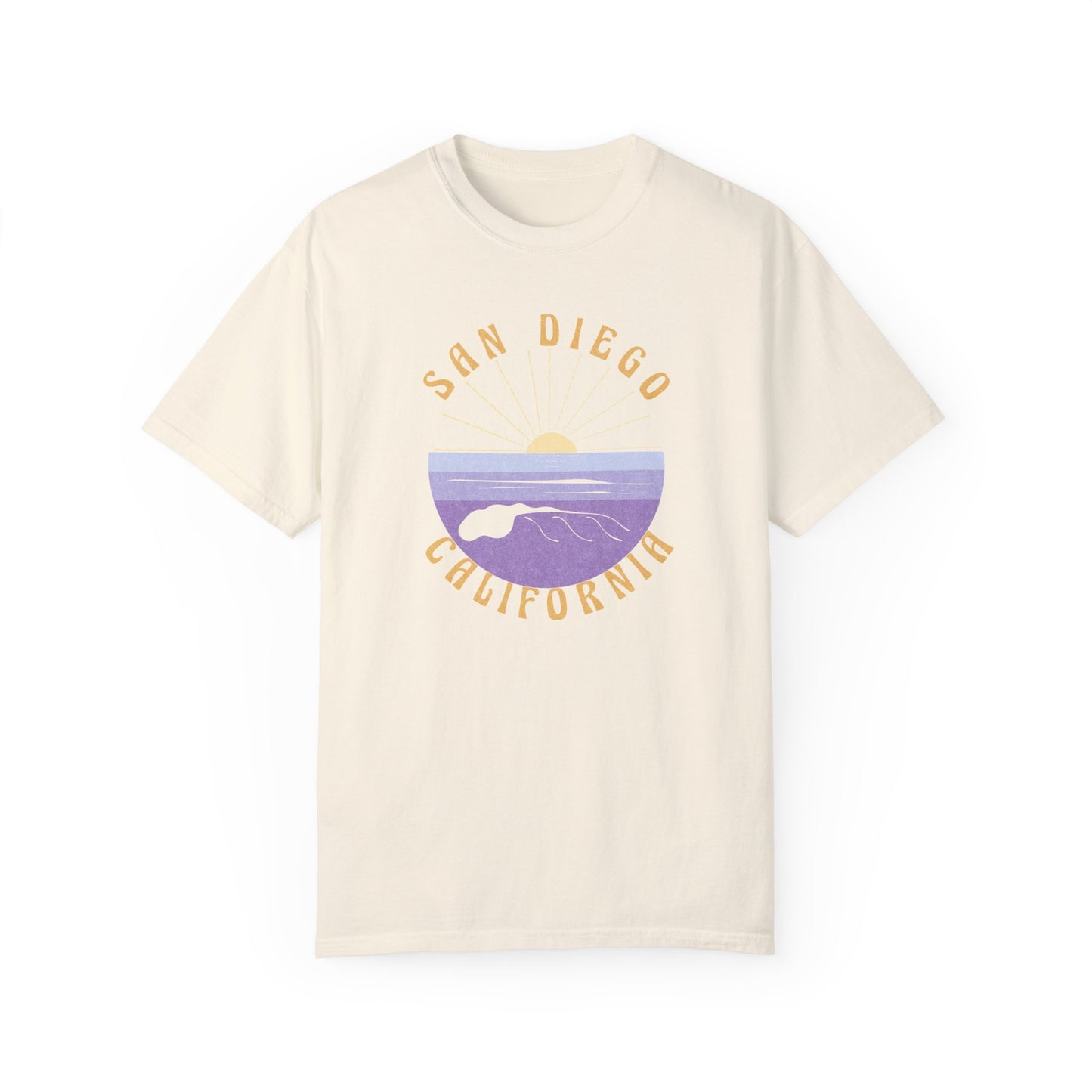 San Diego Sunset T-Shirt, Comfort Colors, Unisex Fit, Size S-3XL