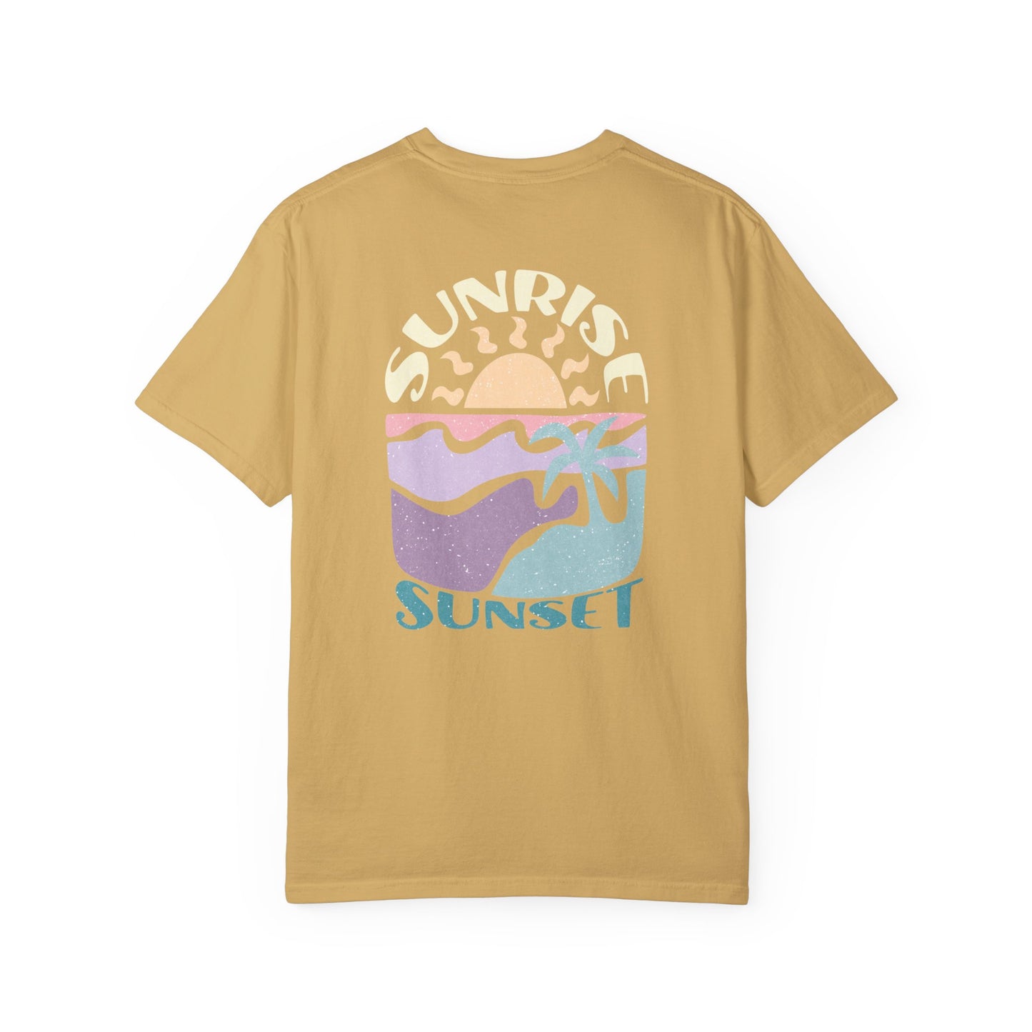 Sunrise Sunset Beach T-Shirt, Oversized Women's Tee, Comfort Colors, Unisex Fit, Size S-3XL