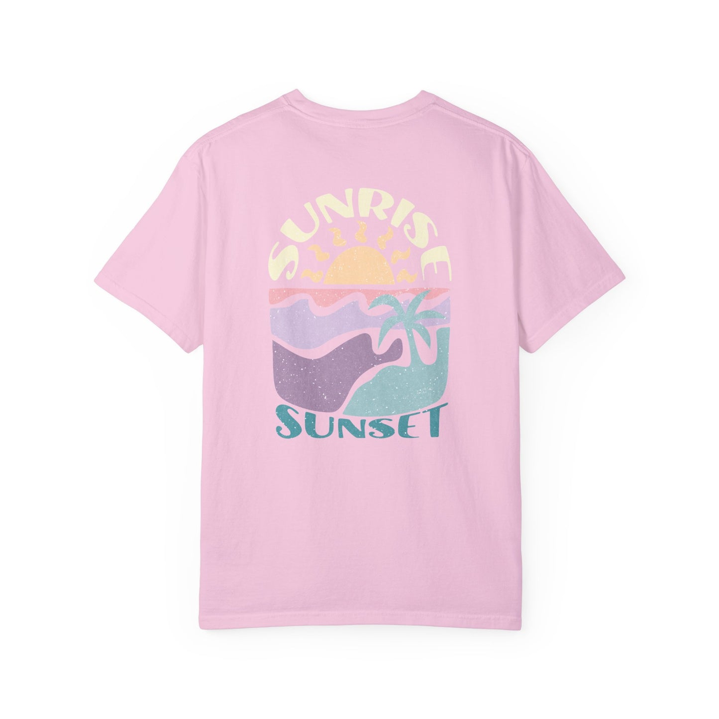 Sunrise Sunset Beach T-Shirt, Oversized Women's Tee, Comfort Colors, Unisex Fit, Size S-3XL