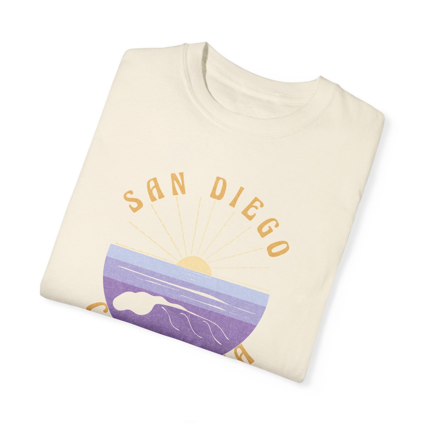 San Diego Sunset T-Shirt, Comfort Colors, Unisex Fit, Size S-3XL