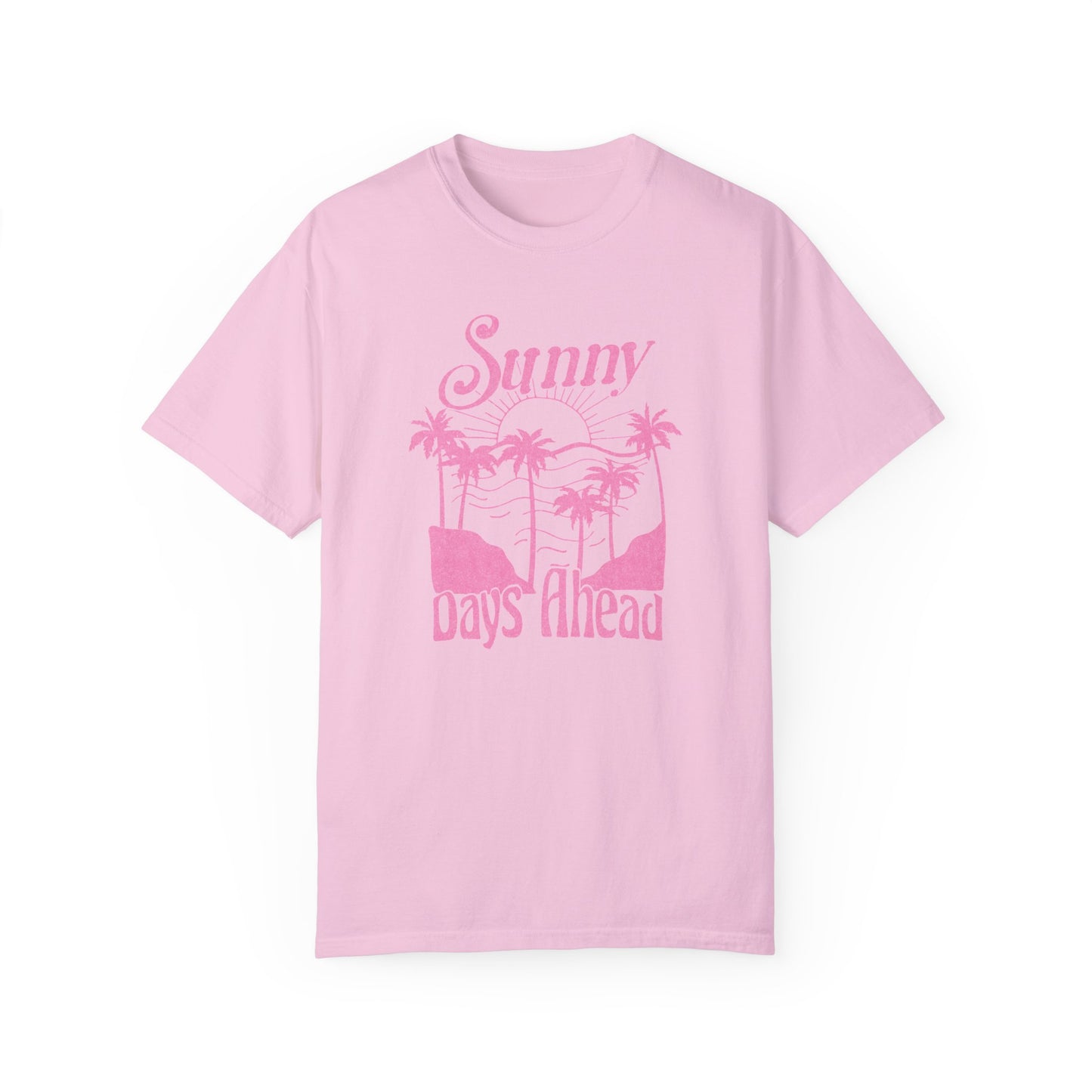 Sunny Days Ahead, Retro Summer Tee, Comfort Colors, Unisex Fit, Size S-3XL