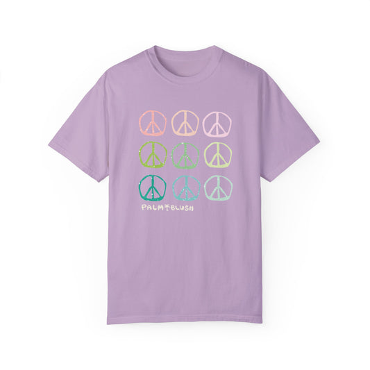 Peace T-Shirt, Hand Drawn Graphic Tee, Comfort Colors, Unisex Fit, Size S-3XL