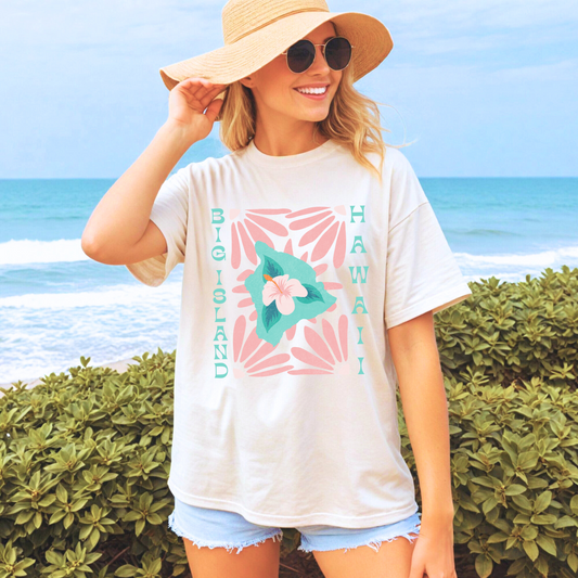 Big Island Hawaii Hibiscus Tee