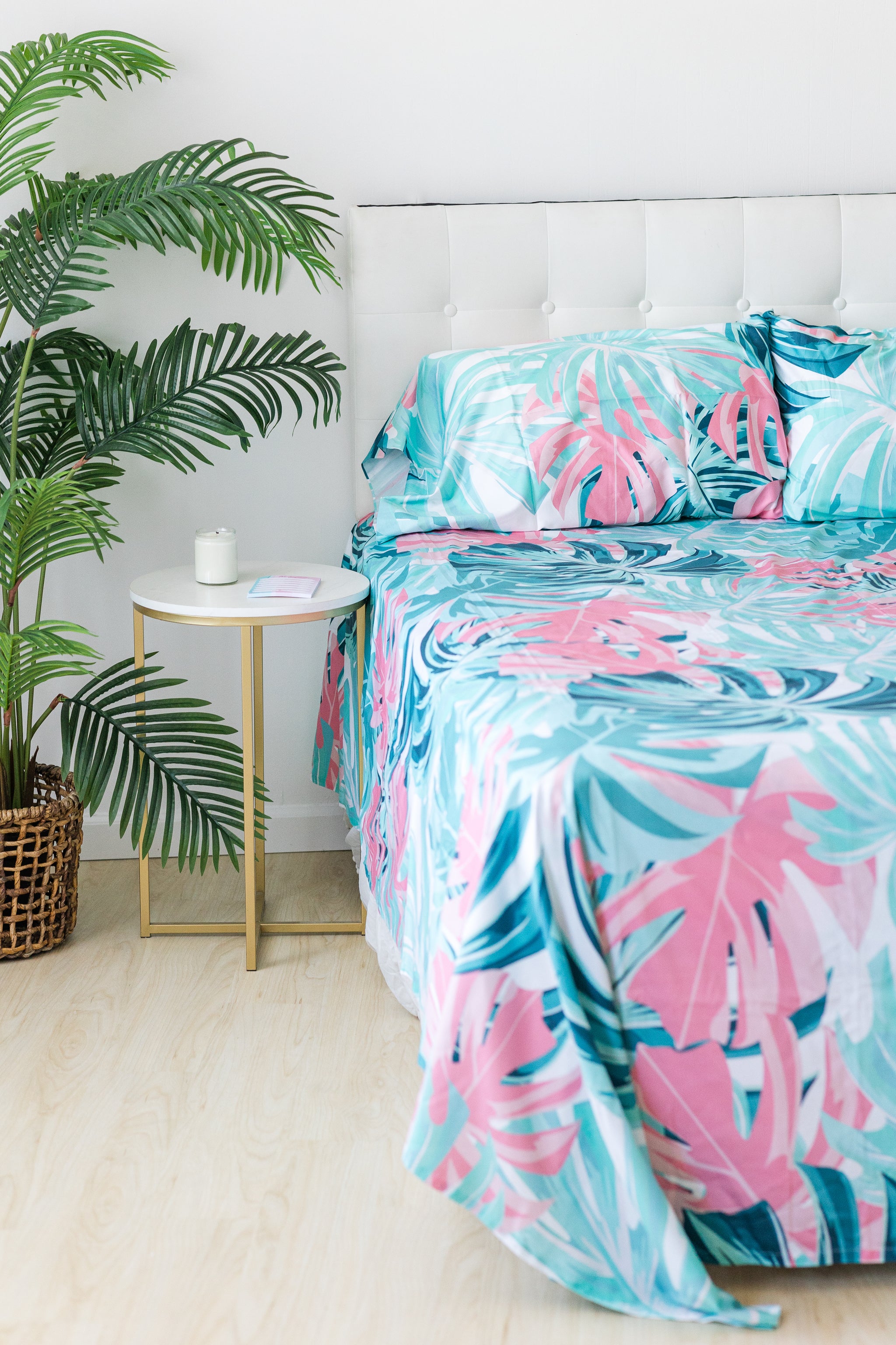 3D Monstera Yellow 86 Bed Pillowcases Quilt