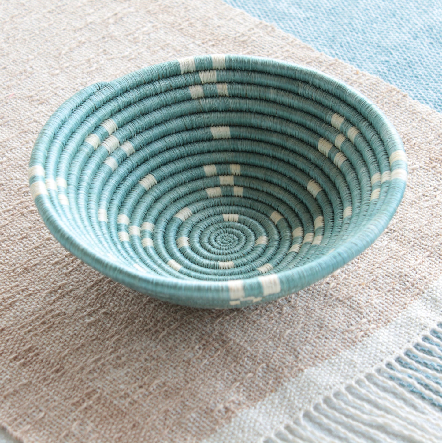 Dreamweaver Colorful Sweetgrass Bowl - Shorebreak