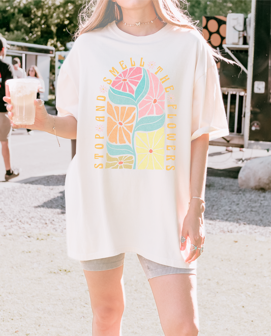 Stop and Smell the Flowers Tee