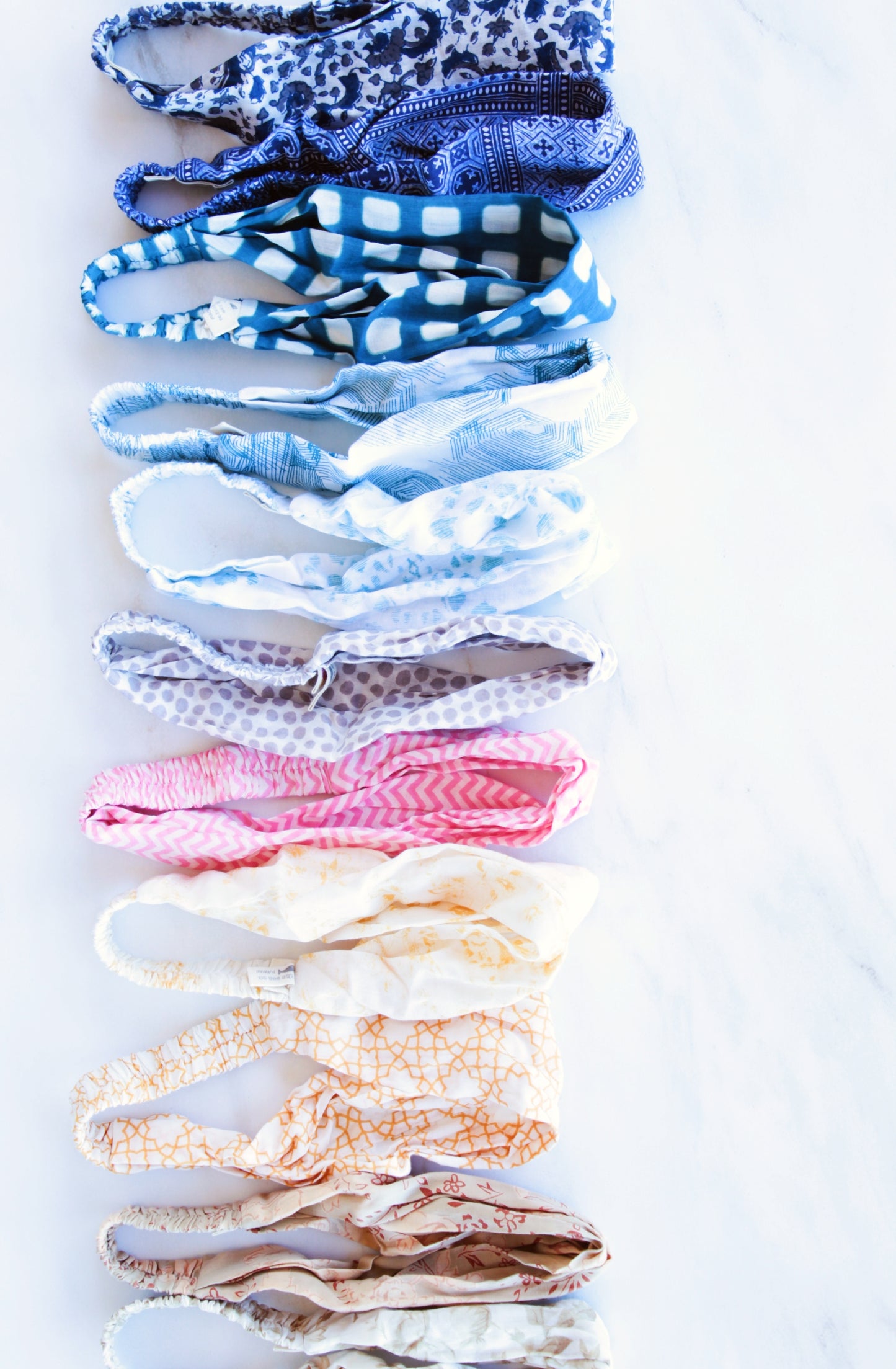 Upcycled Boho Organic Cotton Headbands